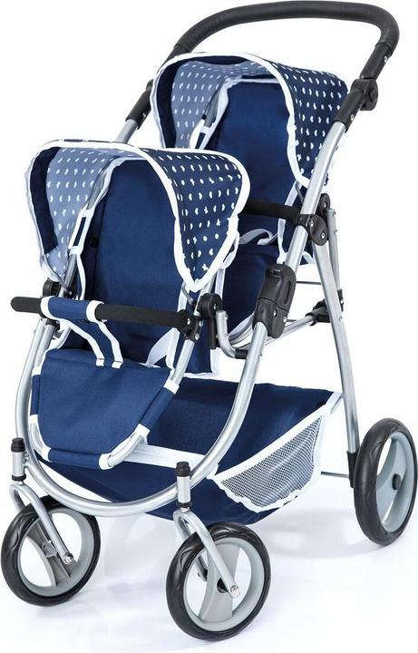 Reig Puppenwägelchen Tandem Blau 73 x 63 x 46 cm