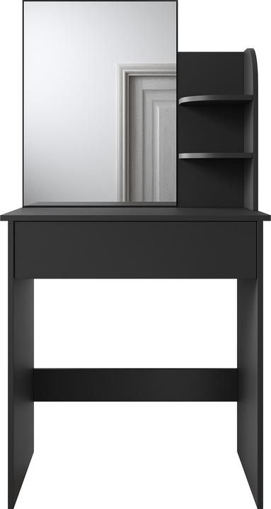 Produktbild SONNI Kleiner Schminktisch mit Licht und Spiegel, Schlafzimmer-Schminktisch mit Schubladen, einstell (70 x 40 x 70 cm)