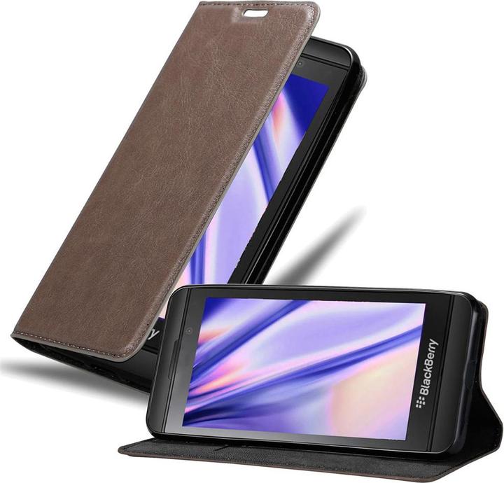 Actual product image Cadorabo Book Invisible Magnet Cover (Blackberry Z10)