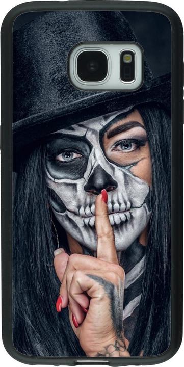 Actual product image PhoneLook Coque Silicone rigide noir Halloween 18 19 (Samsung Galaxy S7)
