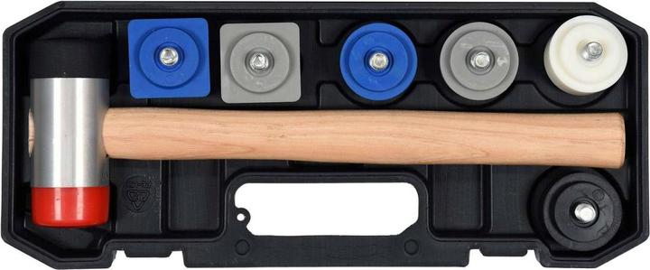 Immagine prodotto Yato Martello professionale a faccia morbida con set di teste di ricambio 8 pezzi YT-45905 (1250 g)