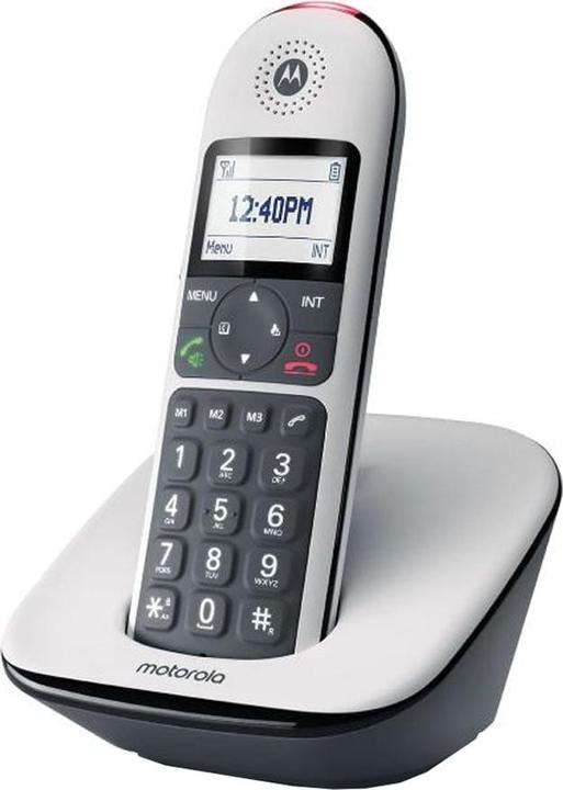 Motorola CD5001 Bianco - Pulsanti grandi - Compatibile con gli apparecchi acustici