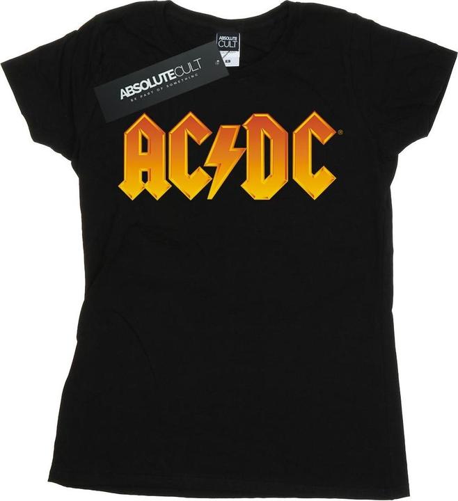 AC/DC Fire Logo TShirt aus Baumwolle