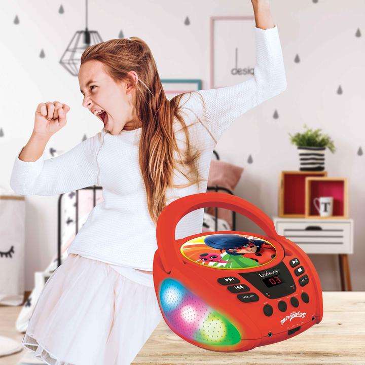 Image du produit Lexibook Lecteur CD Bluetooth Miraculous avec effets lumineux