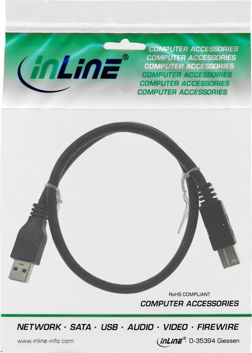 Immagine prodotto InLine USB A — USB B (5 m, USB 3.0)