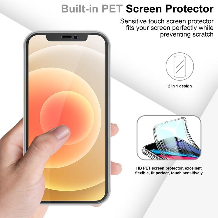 Actual product image Cadorabo TPU Hull 360 Degree Case (Apple iPhone 12 mini)