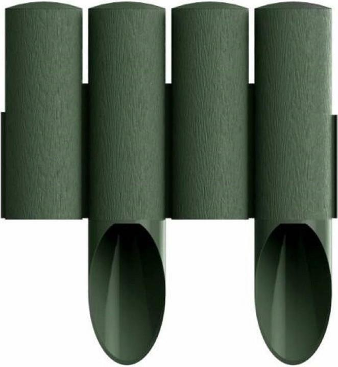 Actual product image Green Split Palisades made of plastic green 2.3m x 25.5cm (230 cm)