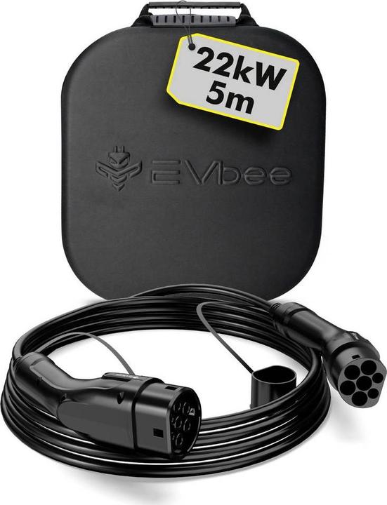 Produktbild EVbee E100003 eMobility Ladekabel 5 m (22 kW, 32 A, 5 m)