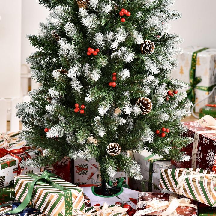 Image du produit Jamb Sapin de Noël 250 LEDs Neige (150 cm)