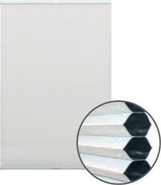 Actual product image Gardinia Concept honeycomb pleated blind 70 x 130 cm, white (70 x 130 cm)