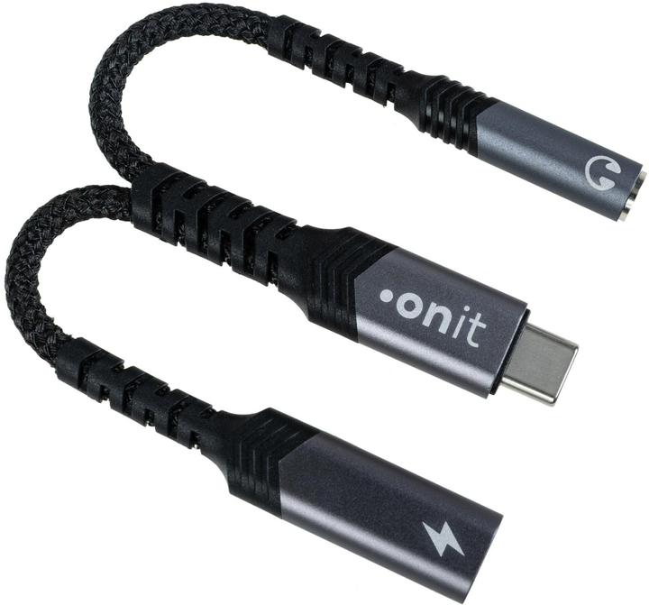 Onit Digital-Audio-Adapter Premium USB-C auf 3.5 mm (USB Type C, USB Type C, 3.5mm jack)