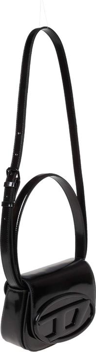 Actual product image Diesel 1dr shoulder bag in black smooth leather
