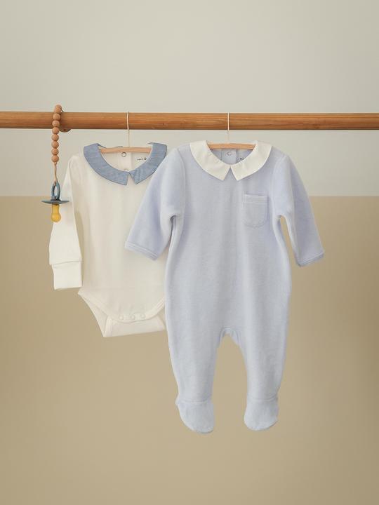 Produktbild Envie de Fraise Bio-Kollektion: Baby Samt-Strampler (56)