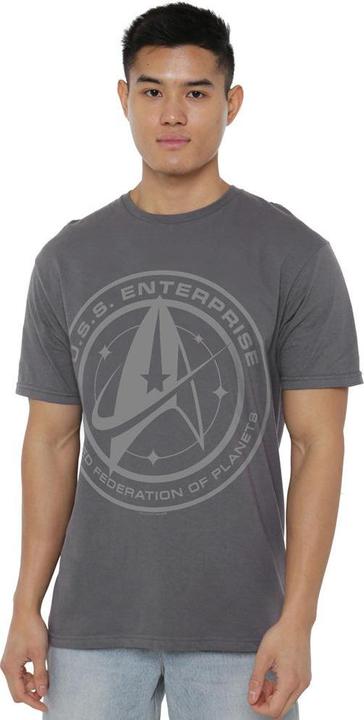 Actual product image Universal Textiles Mens Enterprise Crest T-Shirt (M)