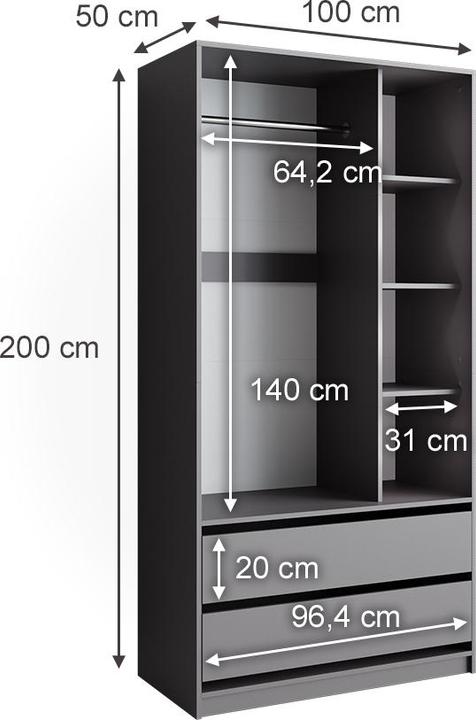 Produktbild Vicco Elmo (100 x 50 x 200 cm)