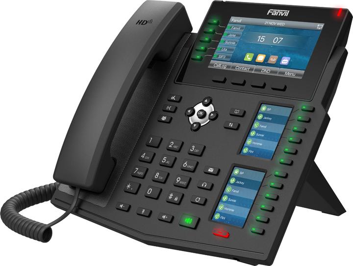 Immagine prodotto Fanvil Téléphone SIP X6U PoE 3 écrans couleur