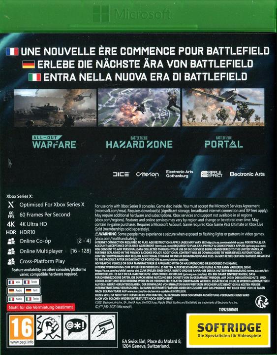 Image du produit EA Games Battlefield 2042 (Xbox Series X, DE, FR, IT)