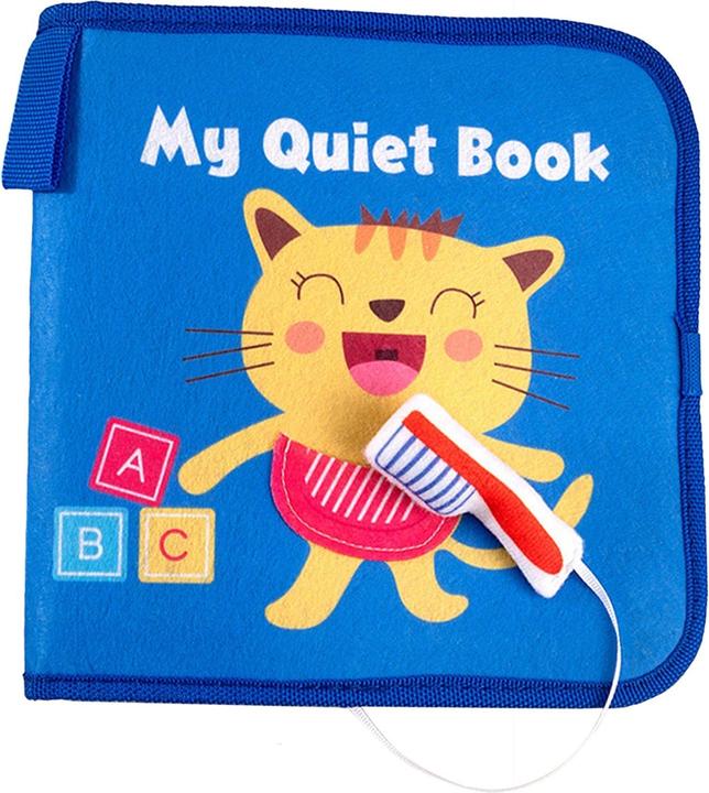 Immagine prodotto Activity Board Robusto libro silenzioso per bambini: adesivi di animali, resistente agli strappi, apprendimento