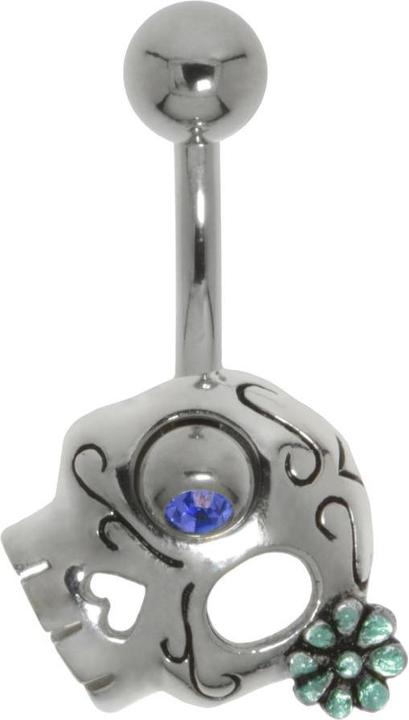 Produktbild Bijouteria Bauchpiercing (Chirurgenstahl 316L, Kristall, Silber 925, Email)