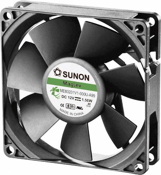 Image du produit Sunon ME80201V1-000U-A99 Ventilateur axial 12 V/DC 61.16 m³/h (L x l x H) 80 x 80 x 20 (80 mm)