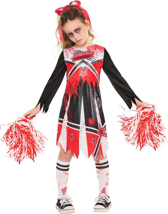 Produktbild Bristol Novelty Zombie Cheerleader Kostüm Mädchen (140)