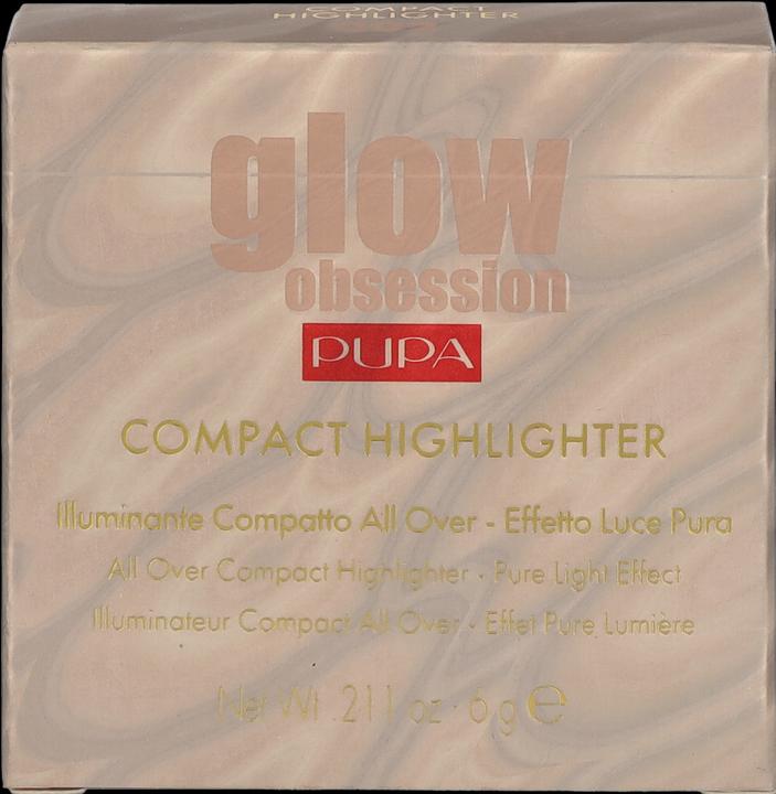 Actual product image Pupa Milano Pupa Glow Obsession Compact Highlighter pure light Effect Rose Gold (002, Highlighter, 6 g)