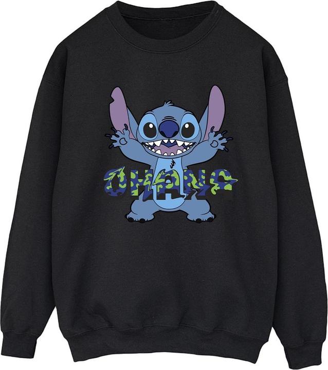 Image du produit Disney - Sweat LILO AND STITCH OHANA BLUE GLITCH - Femme (XL)