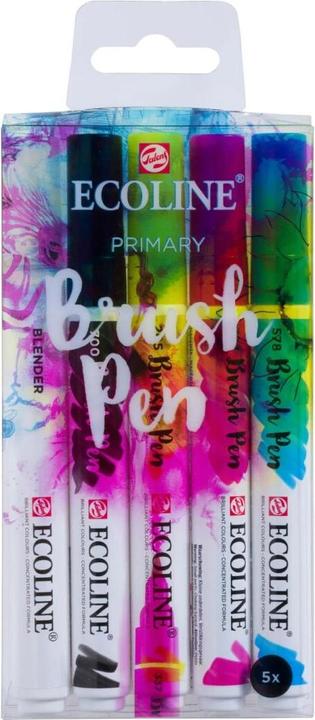 Actual product image Talens Brush Pen Primary (Multicoloured, 5 x)