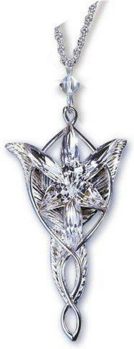 Produktbild Noble Collection Herr der Ringe Anhaenger Arwens Abendstern (versilbert)