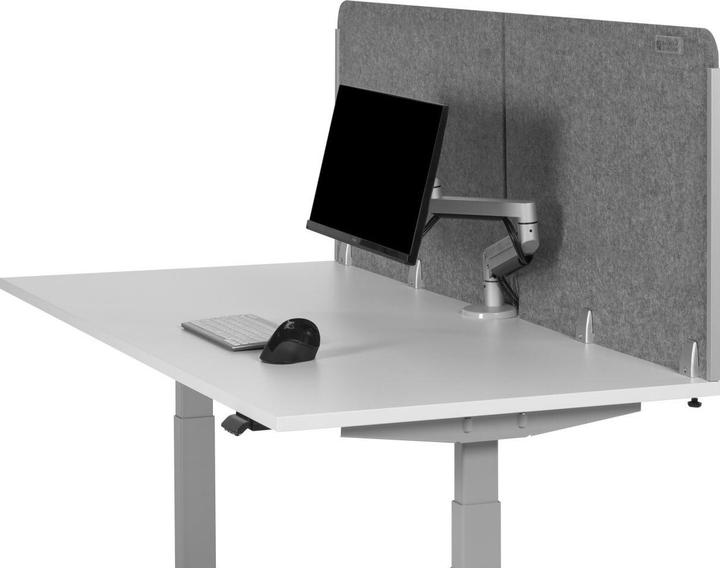 Bakker Elkhuizen Bakker Elkuizen Bakker table partition round o.acrylic window grey rear side