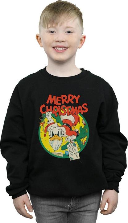 Immagine prodotto Disney Donald Duck Merry Christmas Felpa Ragazzi (140, 146)