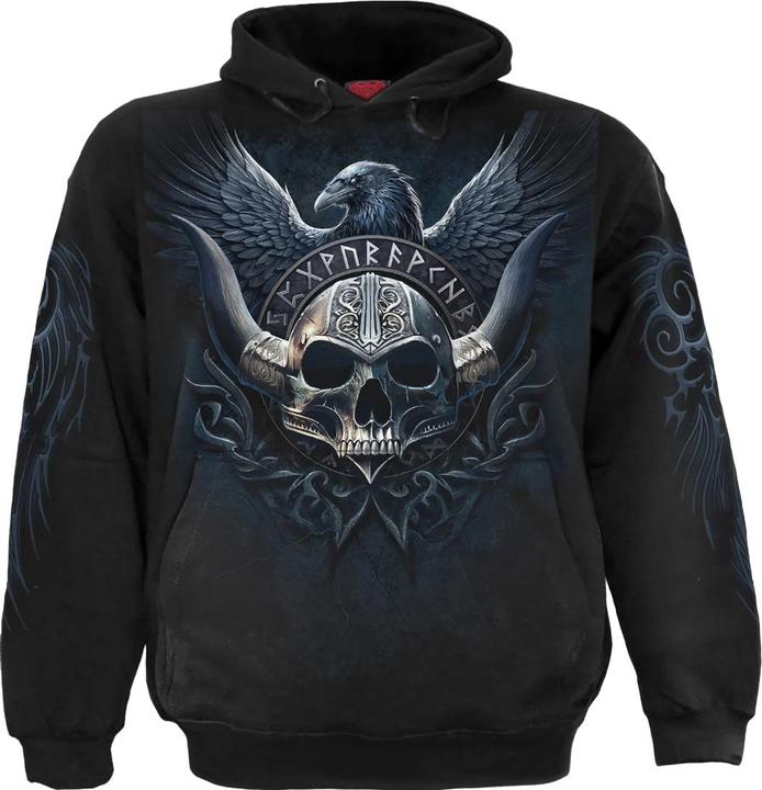 Actual product image Spiral Unisex Adult Odin's Warrior Hoodie (XXL)