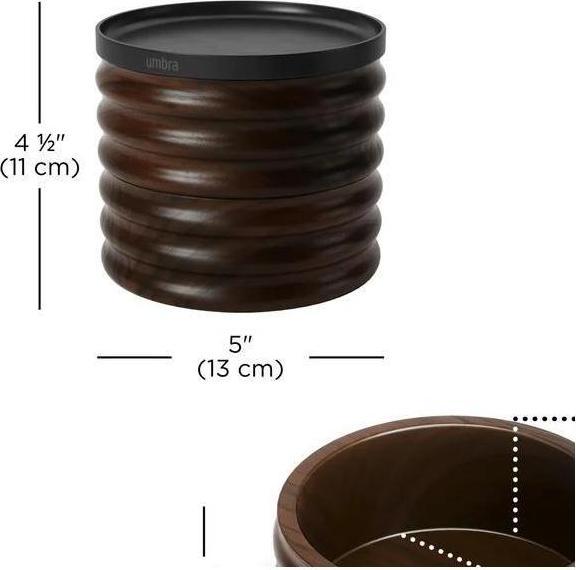 Actual product image Umbra Jewellery box Tesora 13 x 12 cm, brown