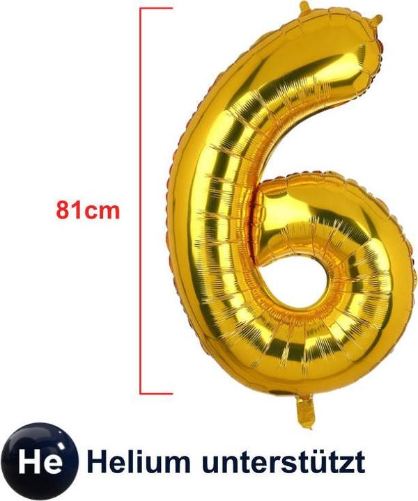 Hermex Balloon Foil Balloon Birthday Party Balloon Number Balloon Balloon (1 x)