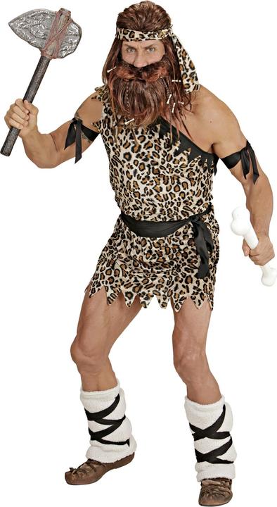 Image du produit Widmann CAVE MAN (tunique, ceinture, jambières, bandes pour les bras et bandeau), L (L)