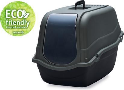 Actual product image Beeztees Cat litter box Romeo Eco (Cat litter tray open)
