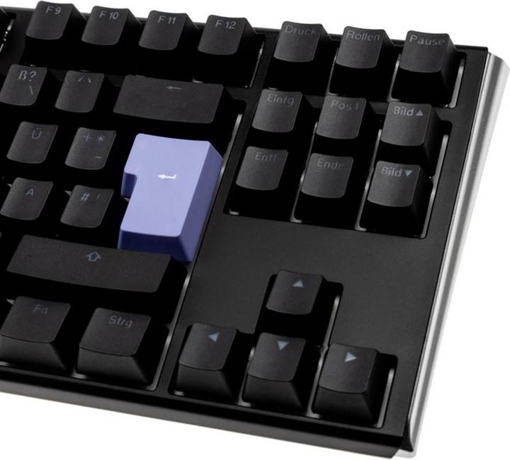 Produktbild Ducky One 3 Classic Black/White TKL Gaming Tastatur, RGB LED - MX-Blue (DE, Kabelgebunden)