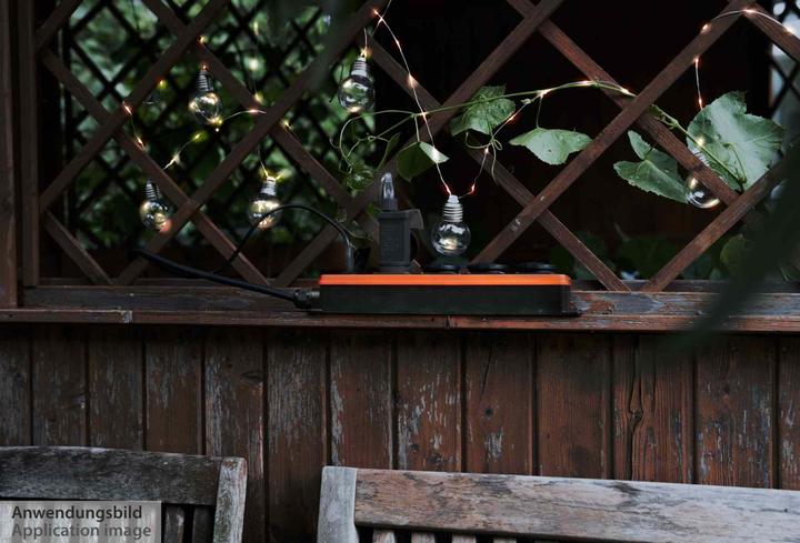 Produktbild Kabelmeister Steckdosenleiste Outdoor, 4-Schutzkontakt-Buchse (IP54/IP20), 2x USB-A Buchse, orange/ (4 x, CEE 7/3, 5 m)