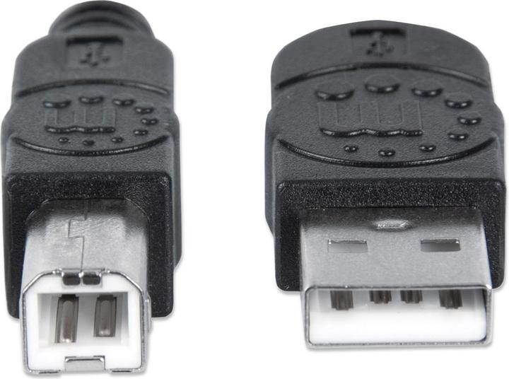 Produktbild Manhattan Hi-Speed USB B Anschlusskabel (5 m, USB 2.0, 2.50 W)
