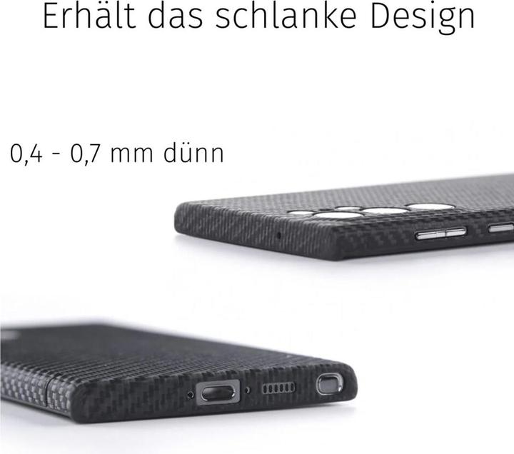 Actual product image Filono Carbon Case Samsung Galaxy S25 MagSafe kompatibel (Samsung Galaxy S25)
