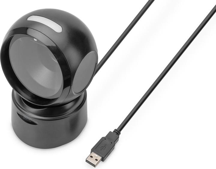 Digitus 1D 2D Barcode Scanner Desktop (1D-Barcodes, 2D-Barcodes)