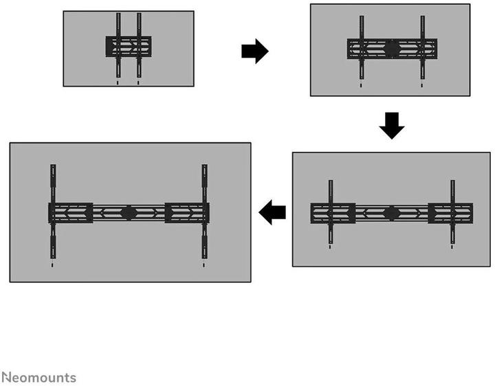 Produktbild Neomounts Select Screen Wall Mount (fixe (Wand, 110", 160 kg)