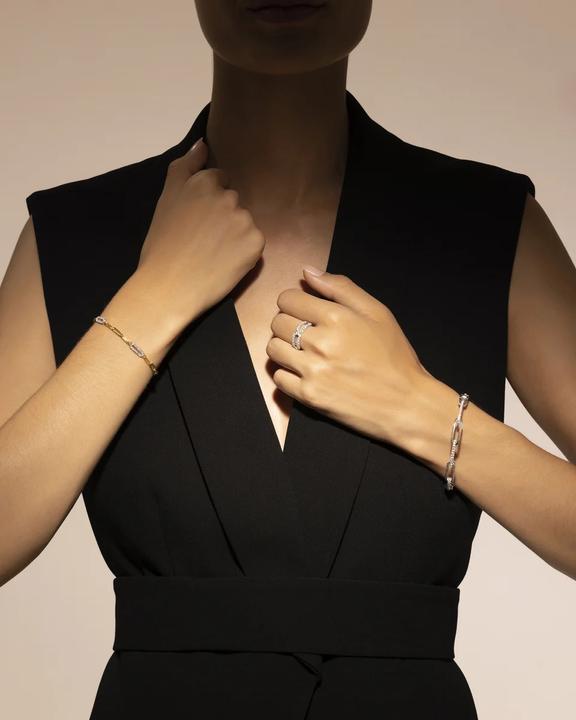 Image du produit Charles Garnier Bracelet en argent, oxyde de zirconium (0.63 cm, Argent 925)