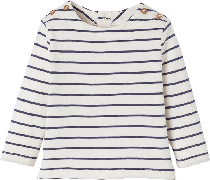 Vertbaudet Bio-Kollektion: Baby Ringelshirt mit langen Ärmeln