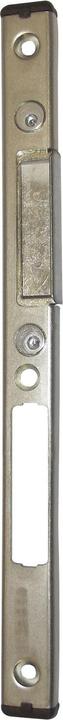 KFV Strike plate latch/bolt adjustable w. AT piece, left, galvanised, silver-coloured (Door set)