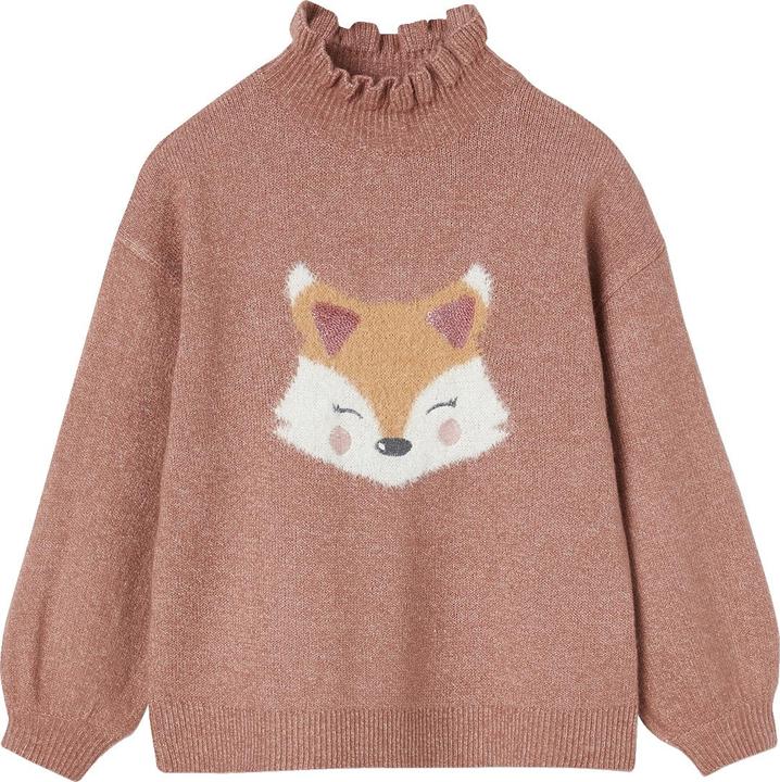 Actual product image Vertbaudet Girls' jacquard jumper (146)