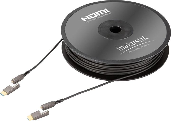 Actual product image Inakustik HDMI (Typ A)| micro HDMI (Typ D) — HDMI (Typ A)| micro HDMI (Typ D) (15 m, HDMI)