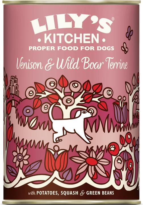 Actual product image Lily's Kitchen Venison and Wild Boar Terrine (Adult, 1 pcs., 400 g)