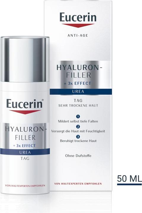 Actual product image Eucerin Hyaluron-Filler + Urea (50 ml, Day cream)