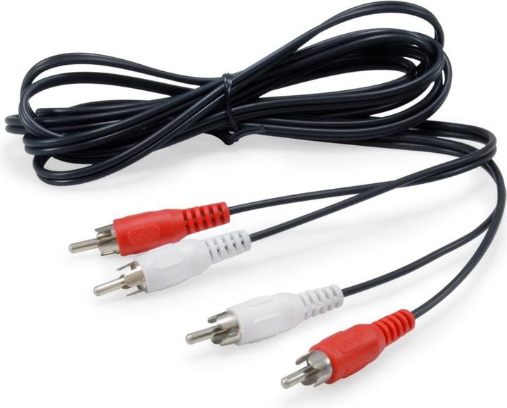 equip 2 RCA mâle à mâle Câble audio stéréo (2.50 m, RCA)